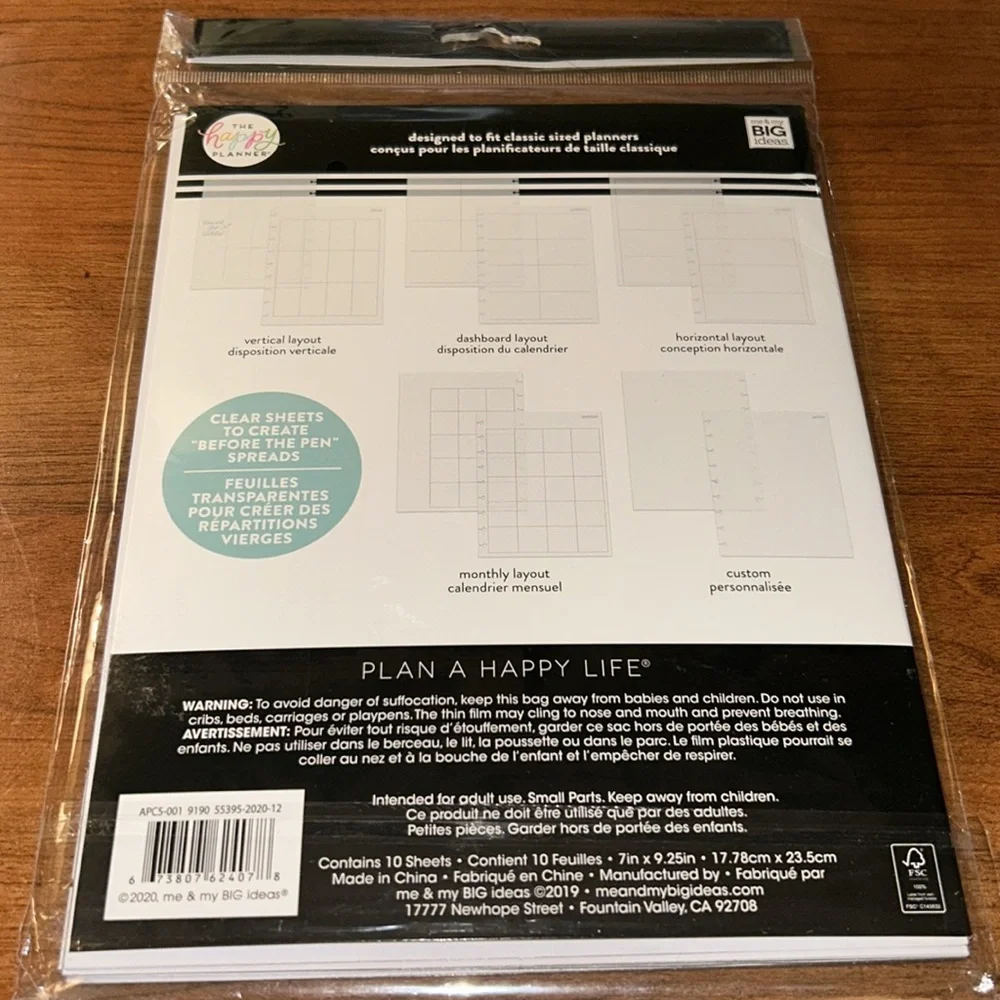 Happy Planner Sticker planning sheets